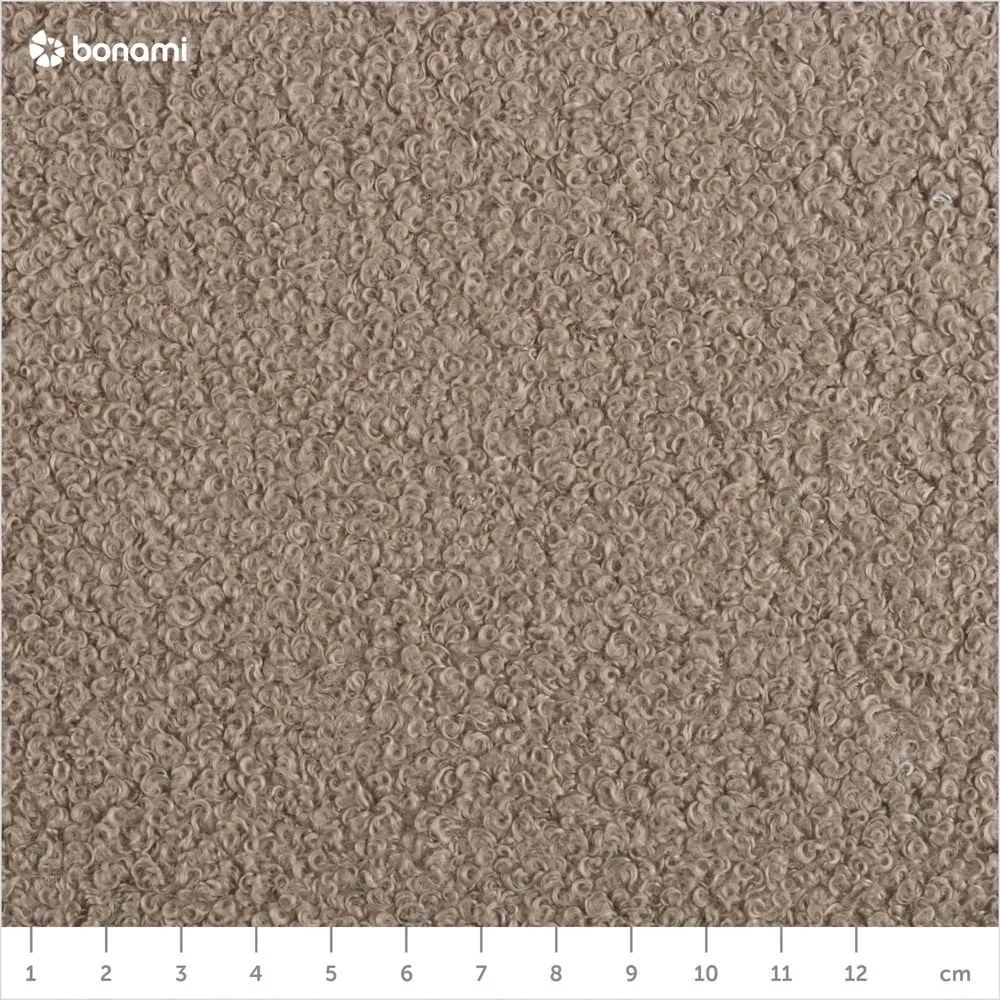 Кафява табуретка от плат букле Miuf - Miuform