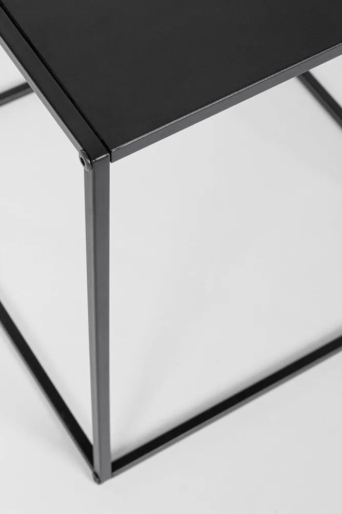 Черни метални масички за кафе в комплект 2 бр. 38x38 cm Alrik – Yes Everyday