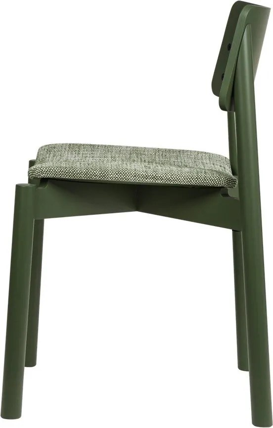 Зелен трапезен стол за подреждане Wem – noo.ma