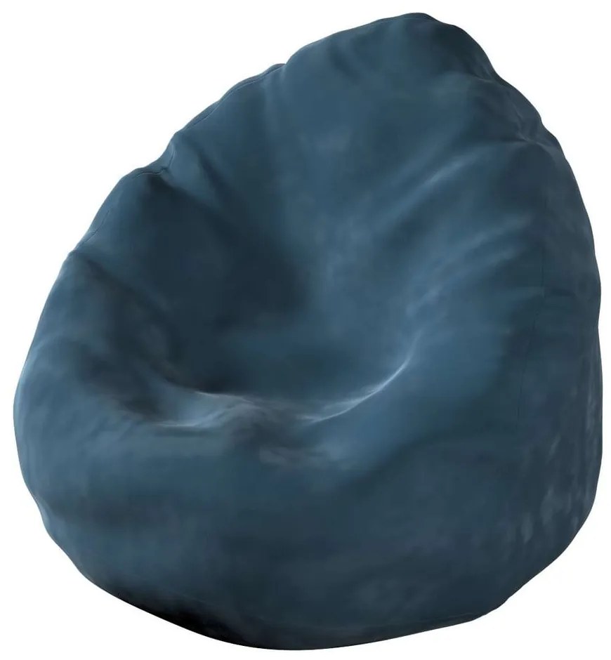 Синя чанта за сядане Posh Velvet - Yellow Tipi