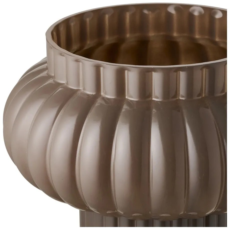 Кафява стъклена ваза (височина 27 cm) Celia – House Nordic