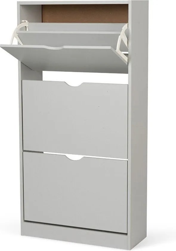 Сива накланяща се стойка за обувки 60x118x24 cm Stelo – Bonami Essentials