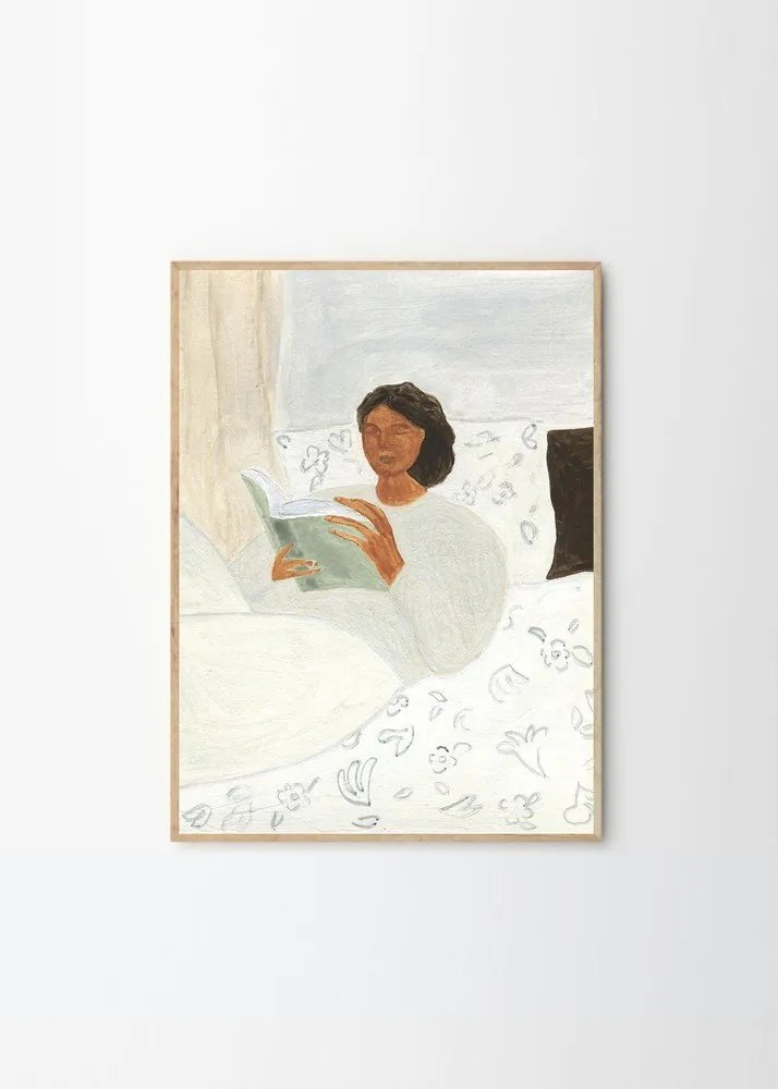 Постер 50x70 cm Morning Read – Isabelle Vandeplassche – The Poster Club