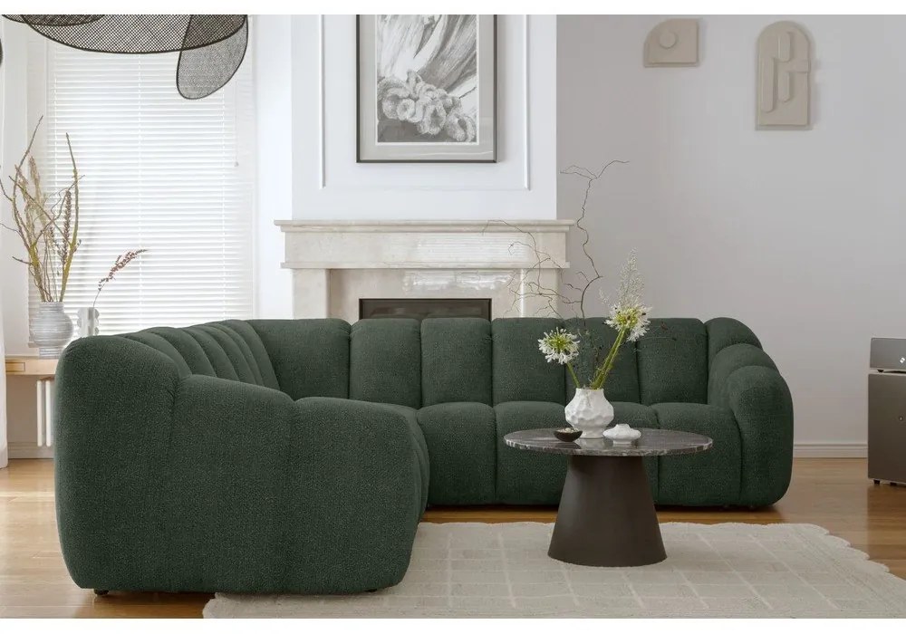 Тъмнозелен ъглов диван Shell – Miuform