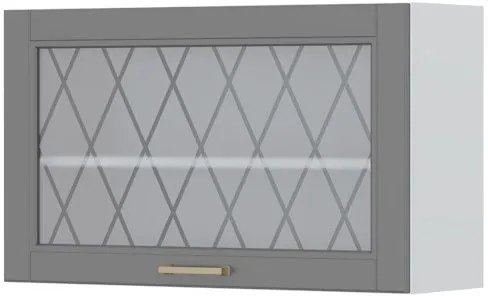 Висящ шкаф Tahoma V5-90-1KSP with Витрина-Graphite