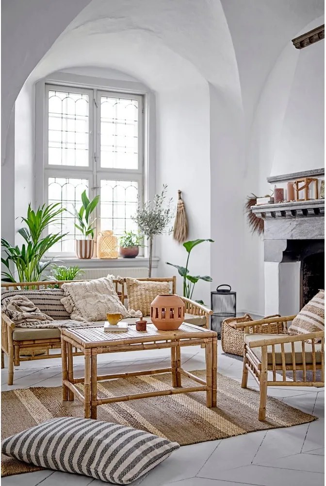 Бамбуков градински стол в естествен цвят Sole - Bloomingville