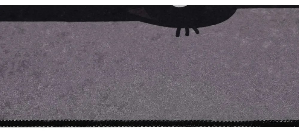 Черни-сиви килими за баня в комплект от 2 бр. 60x100 cm Comfort – Foutastic