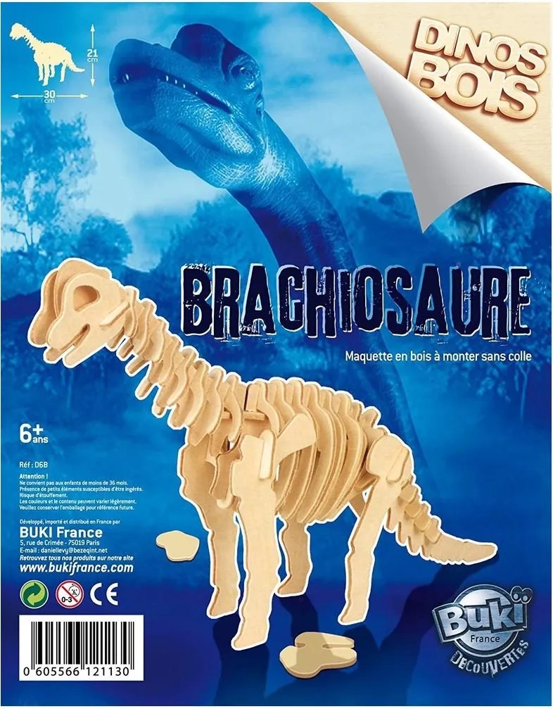 Buki France - 3D пъзел Динозавър, асортимент