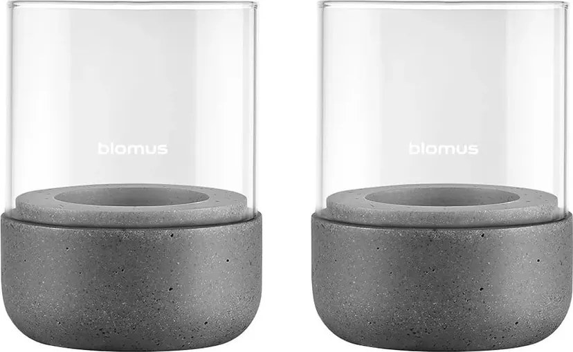 Стъклени свещници в комплект от за чаена свещ 2 бр. Calma – Blomus