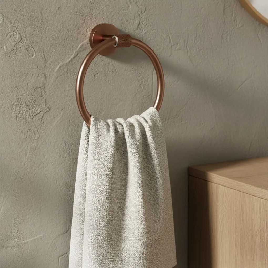 Закачалка за баня Ring 5710 Galo Brush Copper