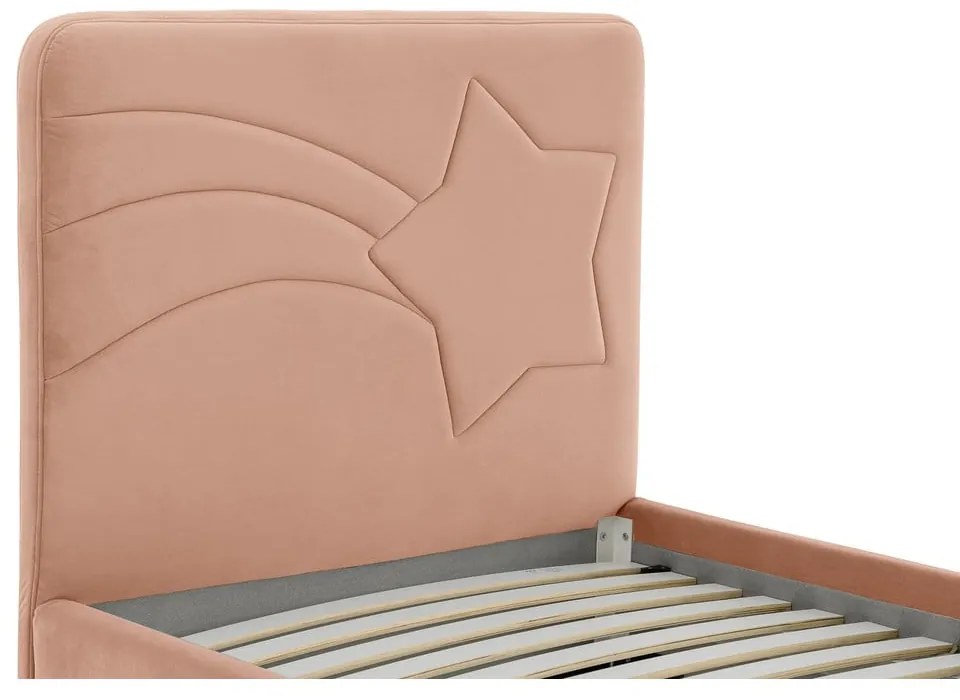 Розово детско легло 90x200 cm Star – Scandic