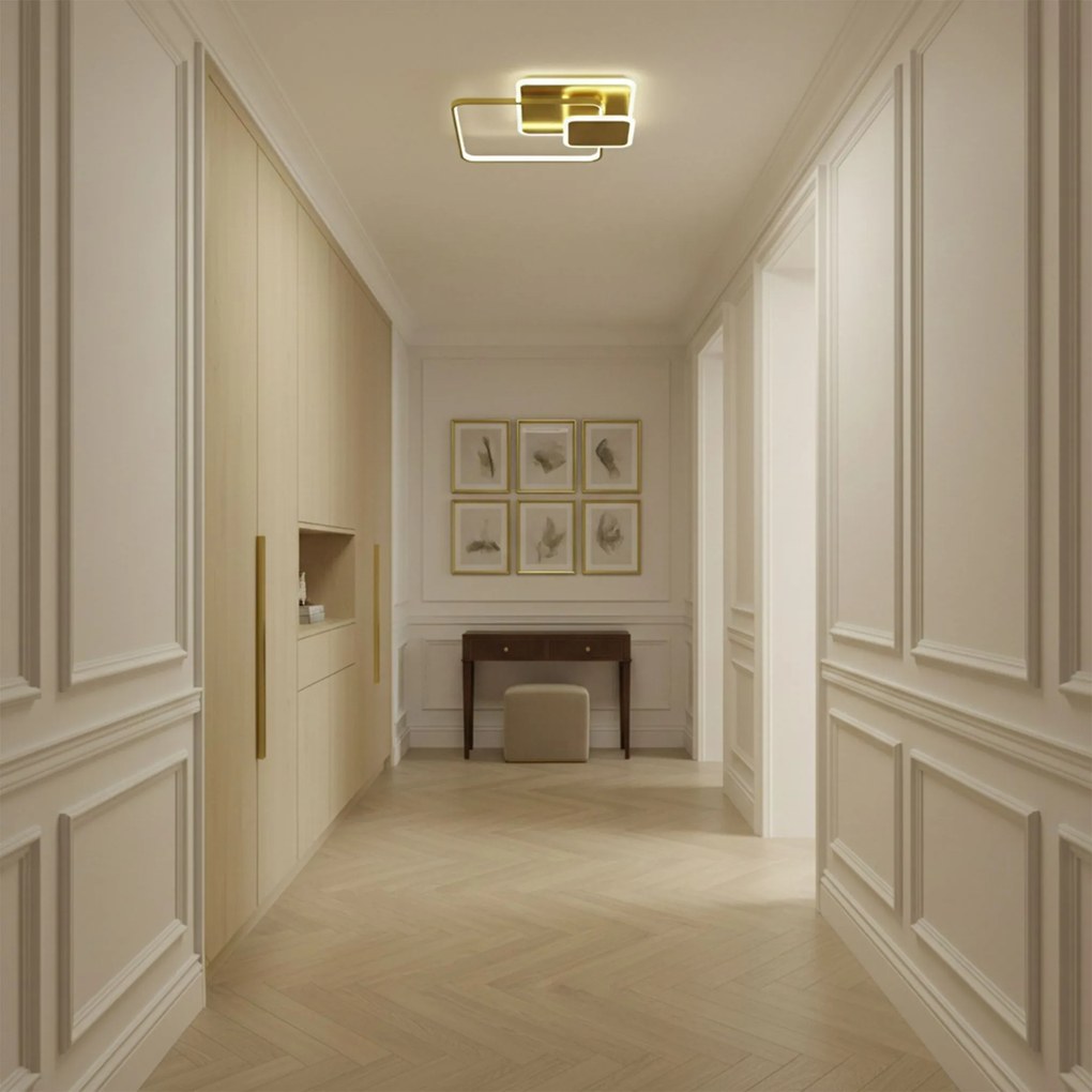 Плафон APP1714-C Brush Gold LED