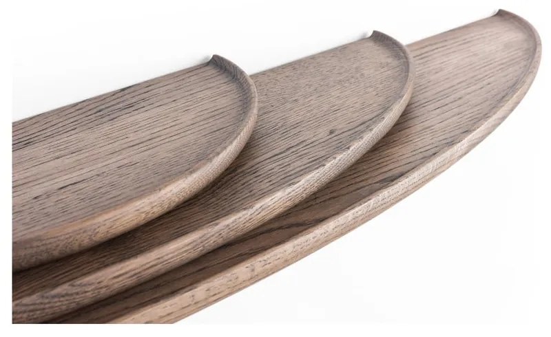 Рафт от кафяв дъб 70 cm Mu - Gazzda