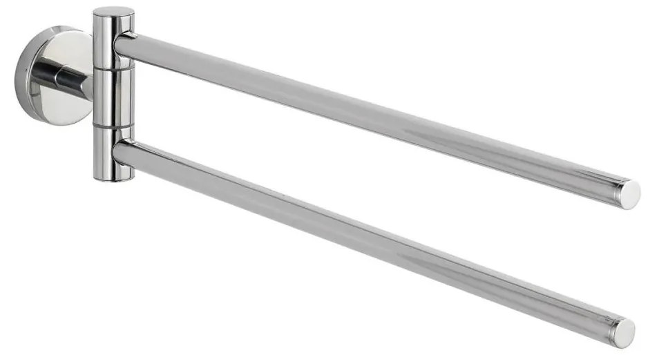 WENKO 20213100 - Държач за кърпи BOSIO SHINE 43x9 см неръждаема стомана/сребрист