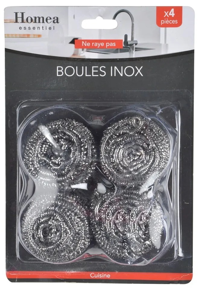 Стоманени гъби за съдове в комплект 12 бр. – Homéa