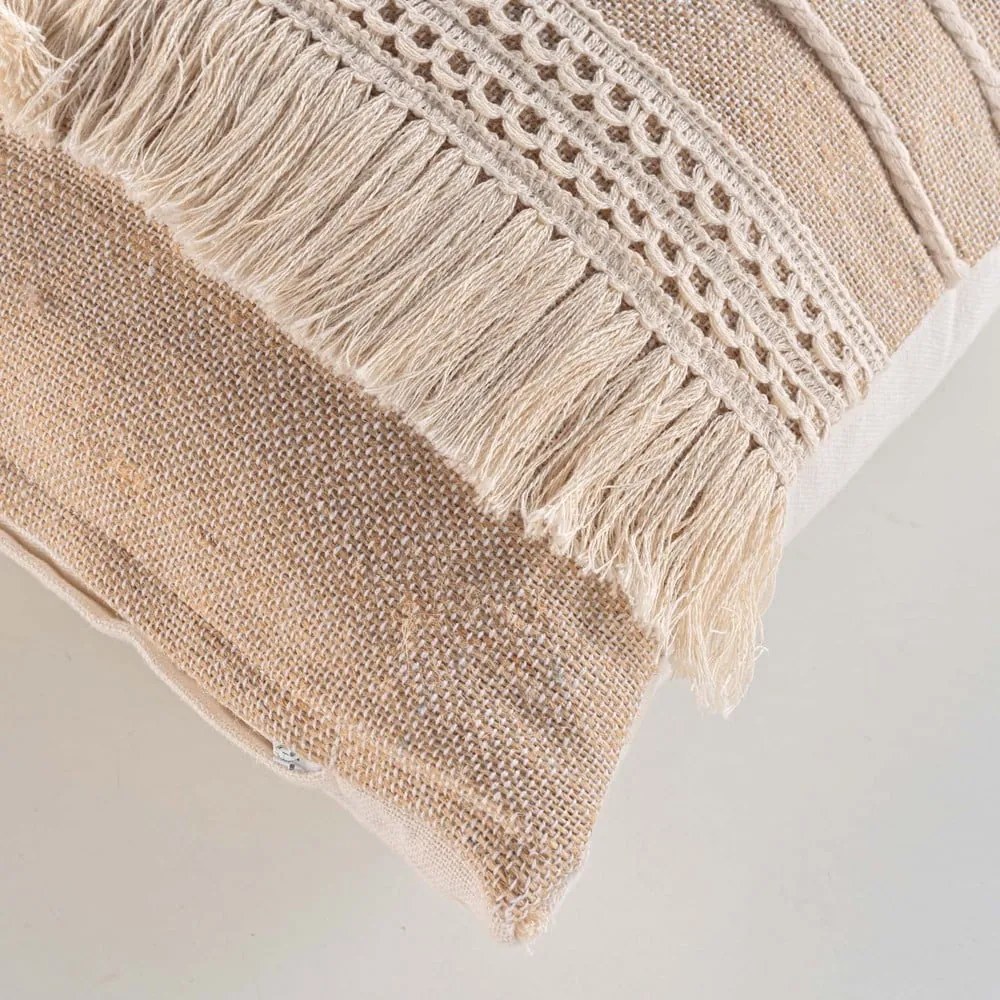 Декоративна възглавница със смес от юта 45x45 cm Cirrus – douceur d'intérieur