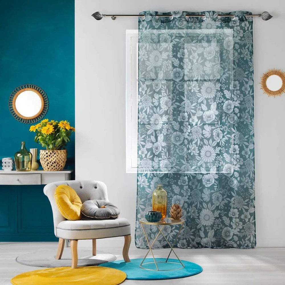 Синя завеса от воал 140x280 cm Milady – douceur d'intérieur