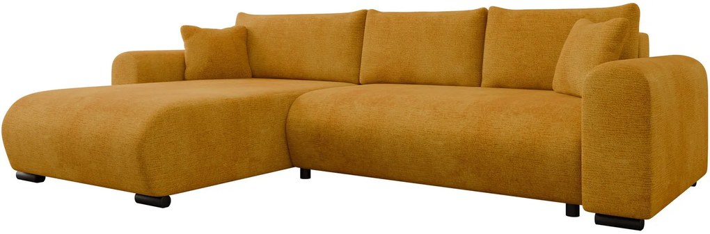 Ъглов диван Merkos-Горчица