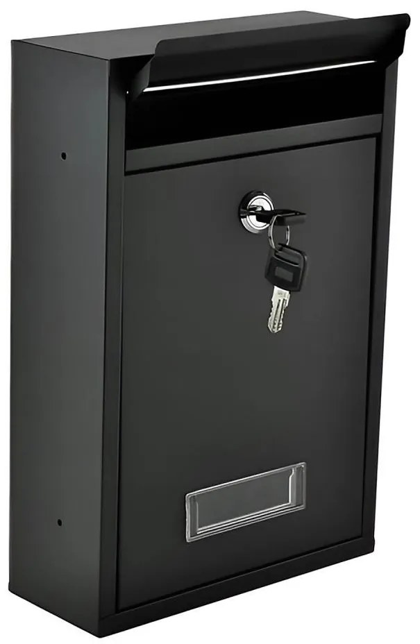 Пощенска кутия 21,7x32 cm черна