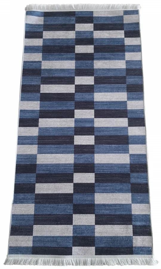 Кухненски килим в нюанси на синьо Ширина: 160 см | Дължина: 220 см