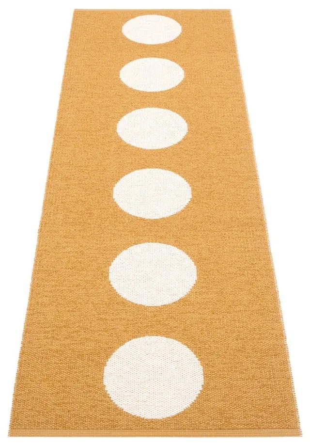 Пътека за открито и закрито в цвят жълта охра 70x225 cm Vera Ochre – Pappelina