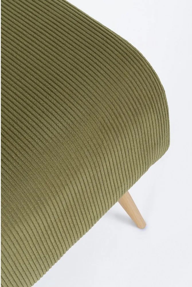 Зелена подплатена пейка Olga – Bizzotto