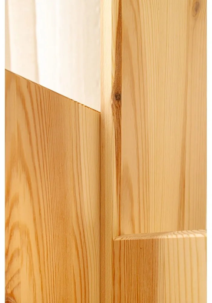 Стойка за връхни дрехи от масивен бор в естествен цвят 60x186 cm Keeper – Karup Design