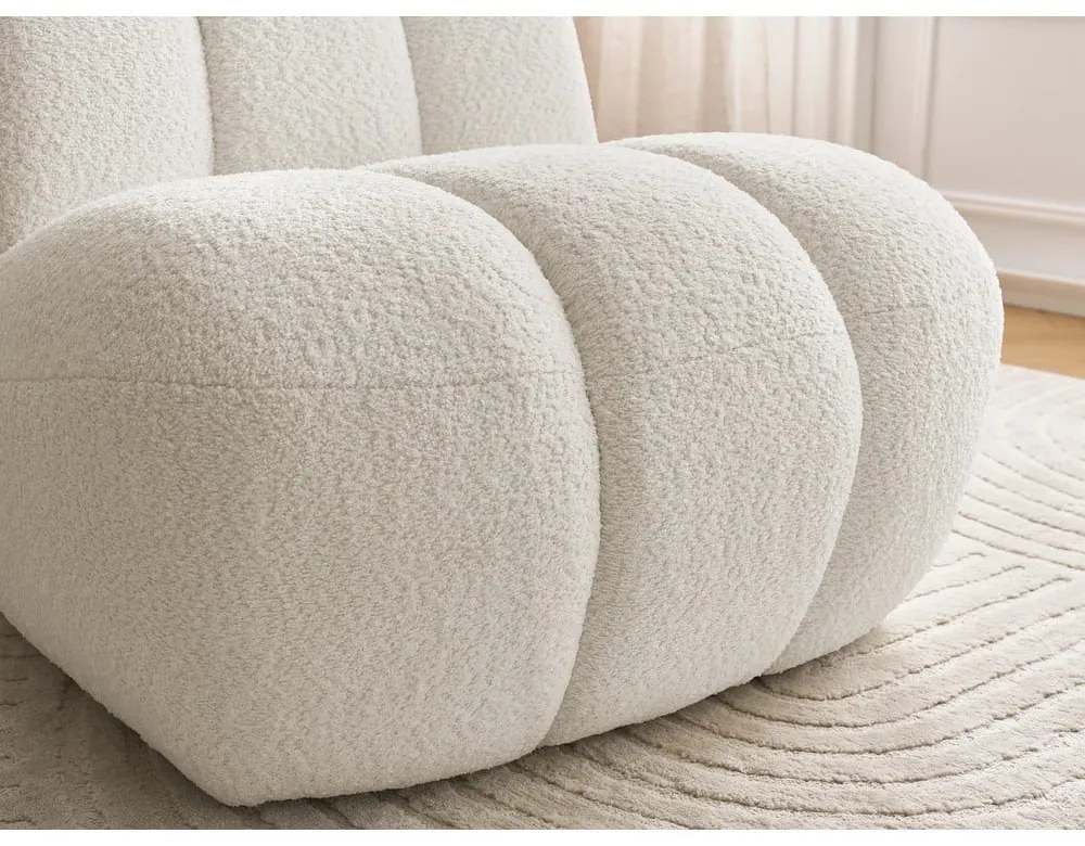 Бяло кресло от прежда с примки от букле Janissaire – Bobochic Paris