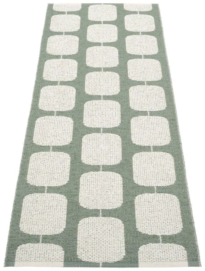 Зелена и кремава пътека за открито и закрито 70x200 cm Sten Army – Pappelina