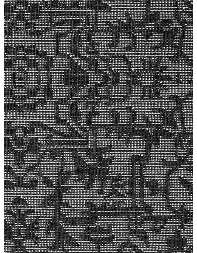 Черно-бял килим за открито и закрито 120x170 cm Duet Kona – NORTHRUGS