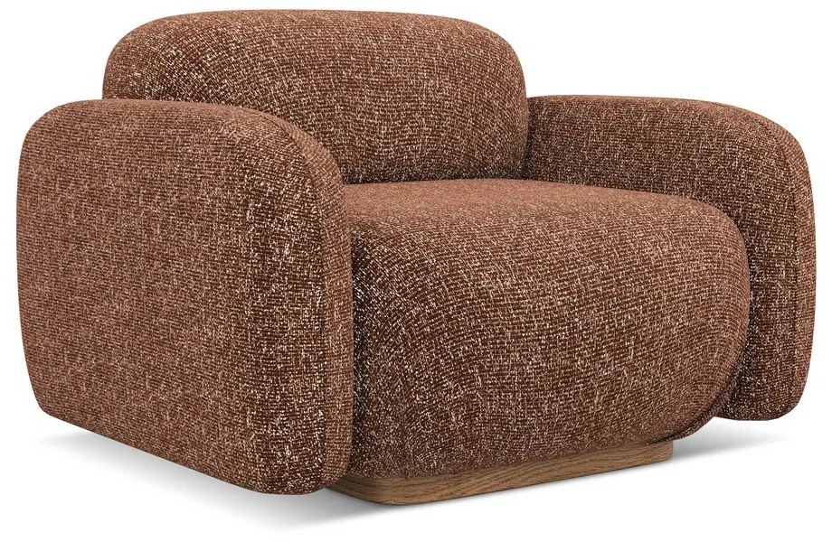 Оранжево/кафяво кресло Ailani – Makamii