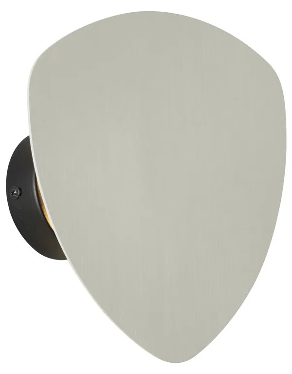 Дизайнерска стенна лампа бежова органична 20 см 2 светлини - Pulley