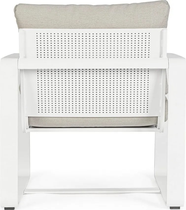 Бял градински стол метален Merrigan – Bizzotto