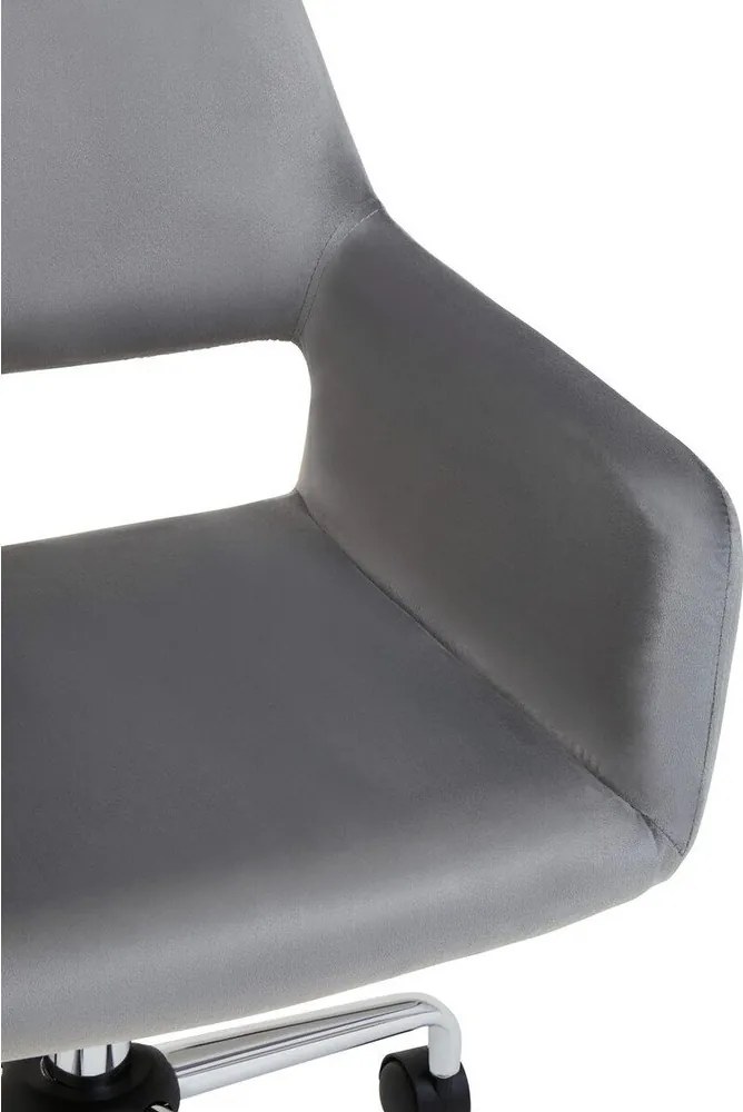 Сив тапициран офис стол Brent – Premier Housewares
