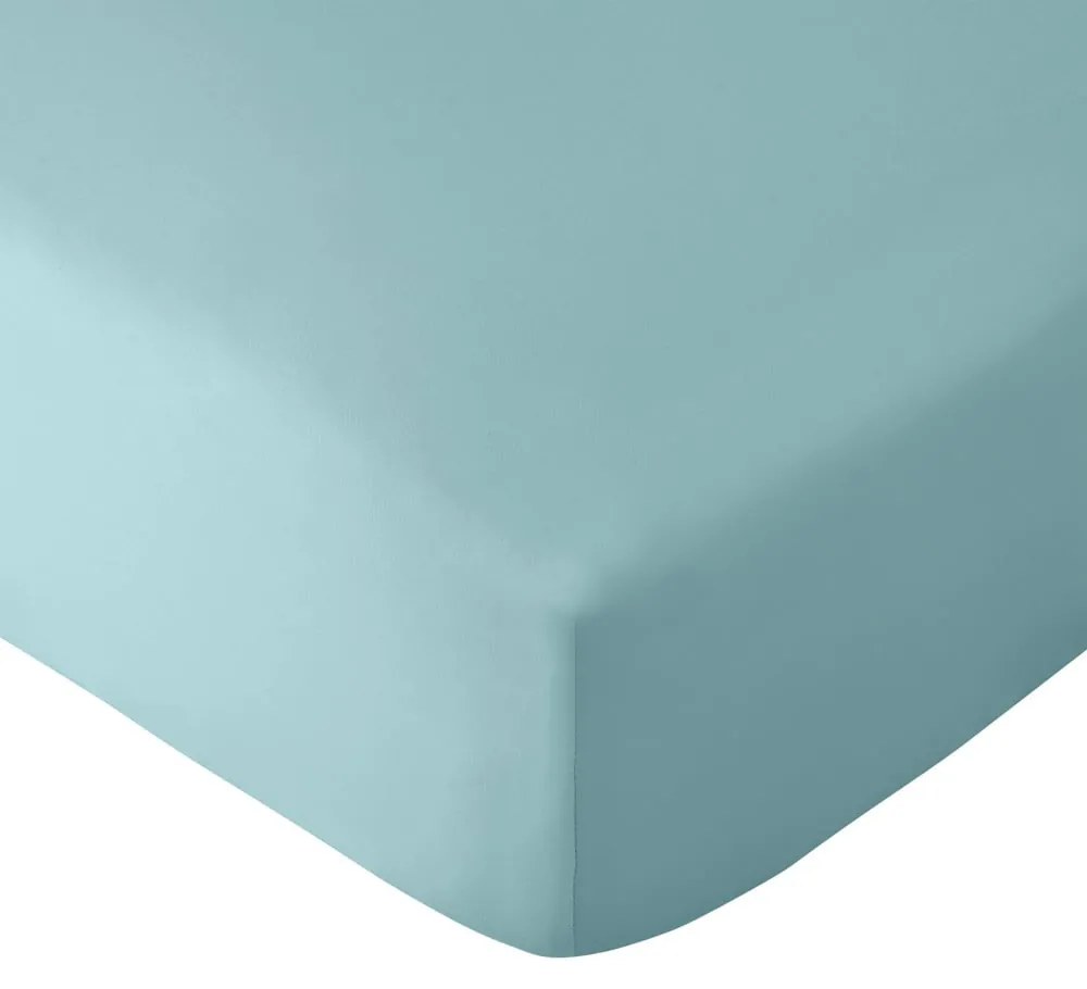 Син еластичен чаршаф от микрофибър 185x200 cm So Soft Easy Iron – Catherine Lansfield