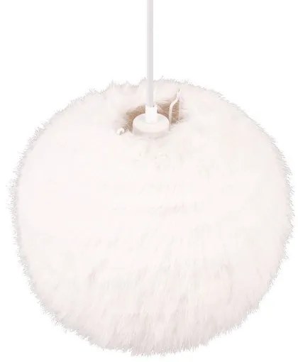 Кремава висяща лампа ø 35 cm Furry - Trio