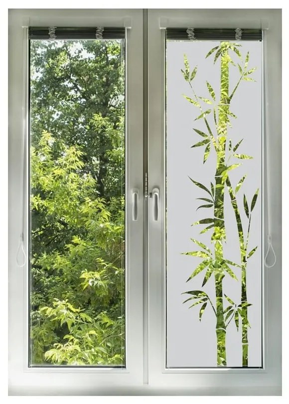 Водоустойчив стикер за душ Бамбук, 195 x 55 cm - Ambiance