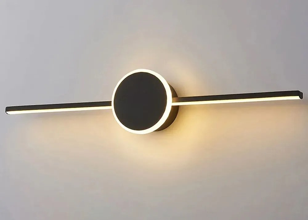 АПЛИК ЗА БАНЯ LED 40CM APP848-1W ROUND BLACK