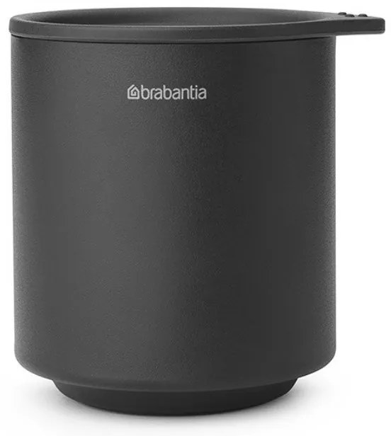 Кутия за аксесоари за баня Brabantia MindSet Mineral 1005686, Противоплъзгаща основа, Минерално покритие, Сив