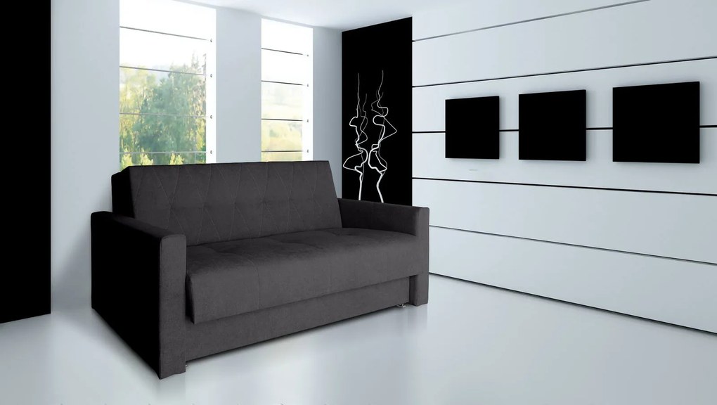 Диван-легло Ромбус-Тъмно Сиво