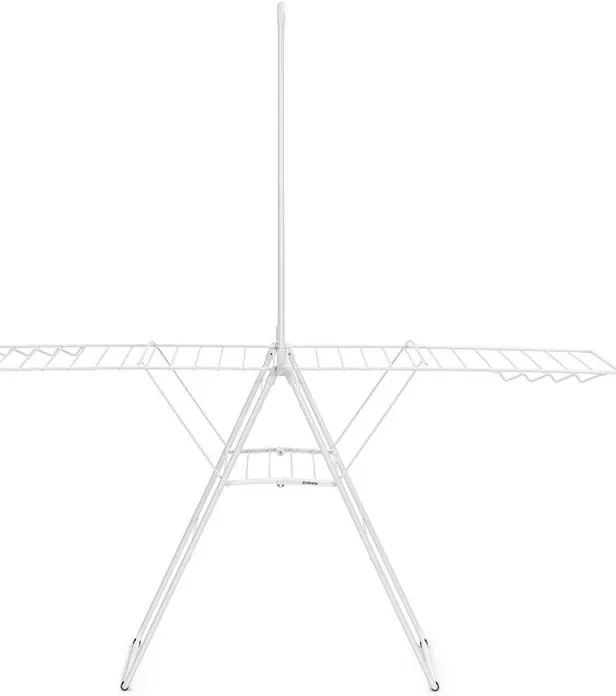 Сушилник за дрехи Brabantia Hangon 1004170, 25 м, 8 закачалки, Заключване за деца, Допълнителен прът, Бял