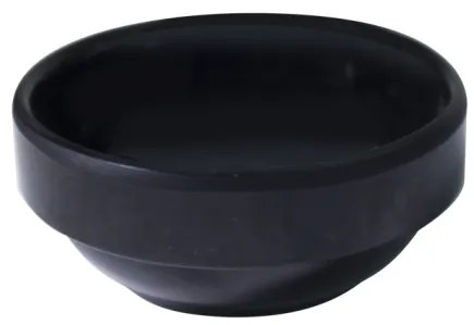 Меламинова сосиера стакабъл черна 7x7см (K-5000)AN - Alkan