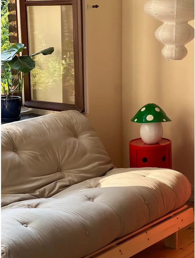 Сиво-бежов ленен разтегателен диван 160 cm Roots – Karup Design