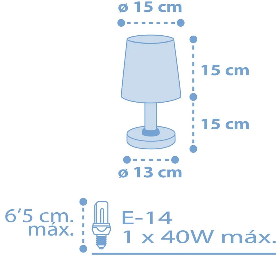 Лампа за четене Ango Starlight-Blue