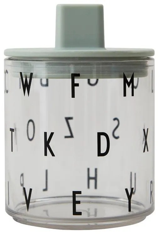 Зелен капак за бебешка чаша, ø 7 cm - Design Letters