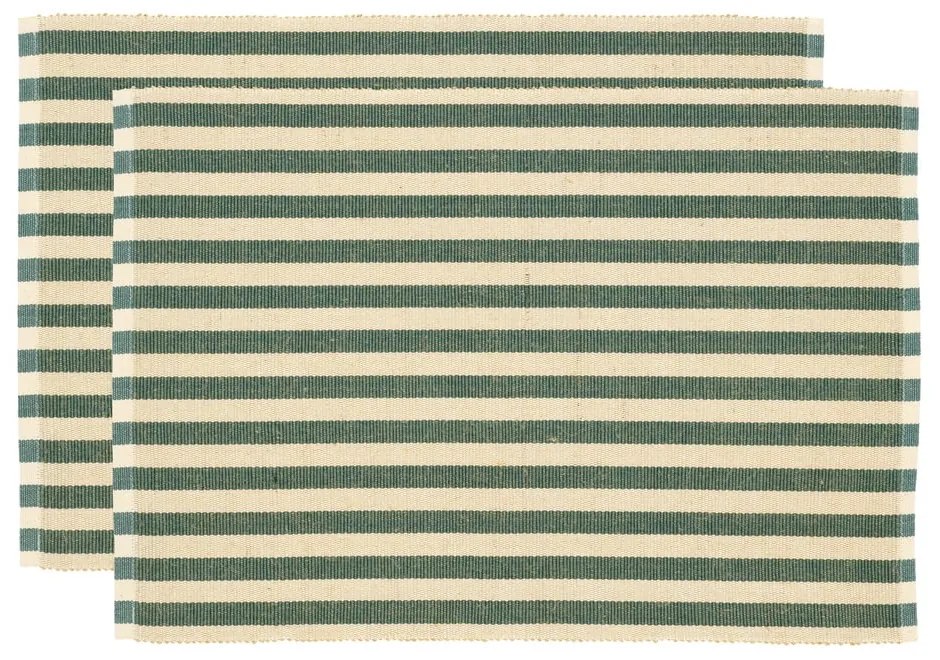Платнена подложка за хранене 2 бр. 33x48 cm Statement Stripe - Södahl