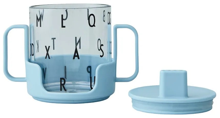 Светлосиня бебешка чаша Grow With Your Cup Grow with Your Cup - Design Letters