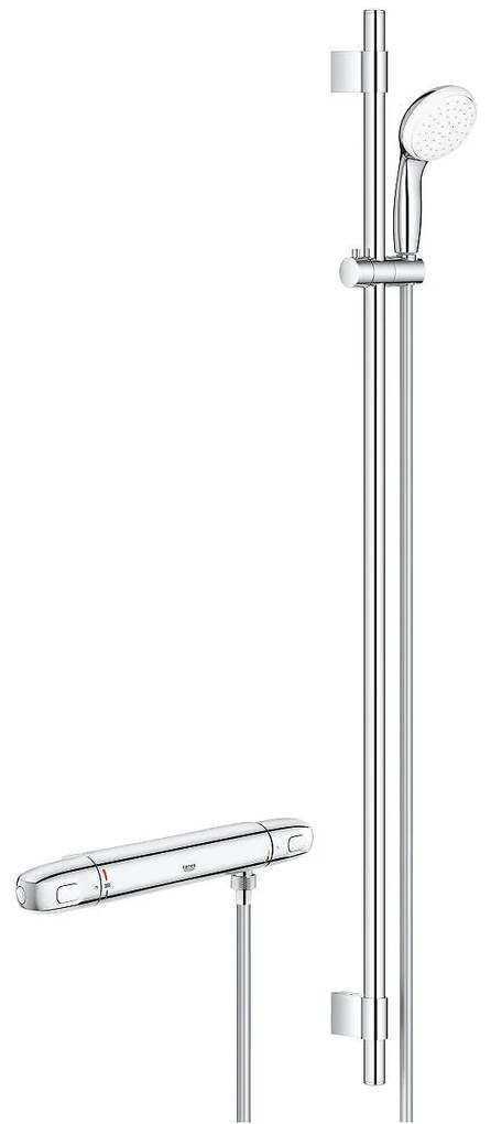 Душ система със смесител 34717003 Grohtherm 1000, Grohe, хром 1/2″