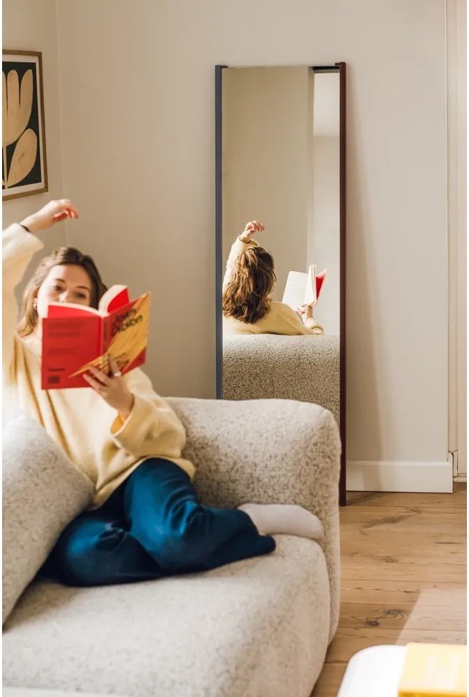 Стоящо огледало масивно дърво 49x166 cm Lun – noo.ma