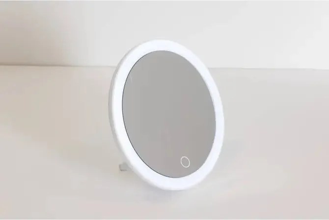 Огледало за баня 5five, LED, Пластмаса, Въртящо